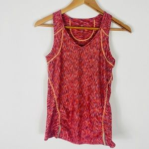 Athleta Tops Athleta Watermelon Pop Space Dye Run Tank Size XS